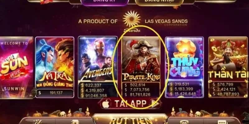 Tổng quan về Nổ hũ Pirate King Sunwin