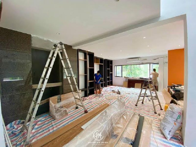 Các công tác đập phá, cải tạo tường ngăn phải đảm bảo không tác động đến khung chịu lực của tòa nhà.