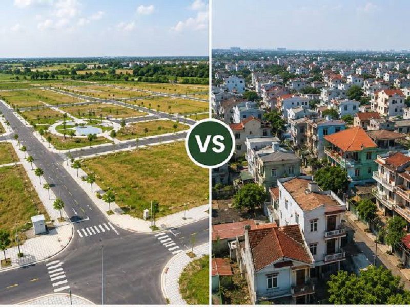 Sự khác biệt về pháp lý quyết định mục đích sử dụng và giá trị tài sản.